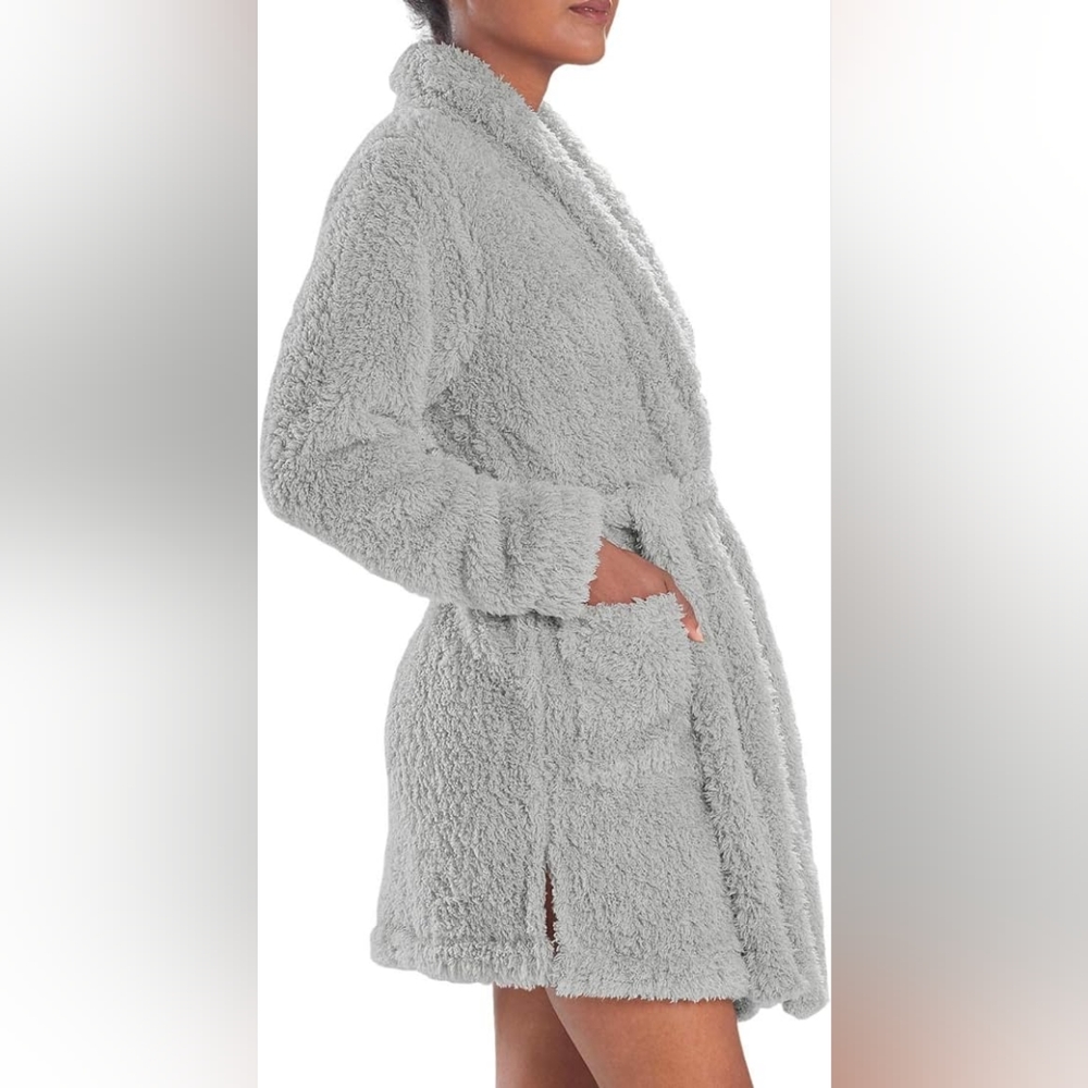 Natori N Natori Women's Plush Lounge Cardigan - Picture 3 of 6